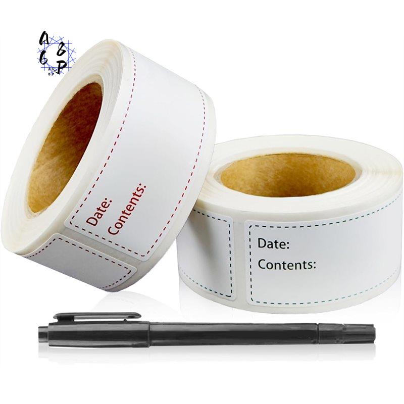 Food Storage Label - A68P-300Pcs Removable Freezer Labels For Food