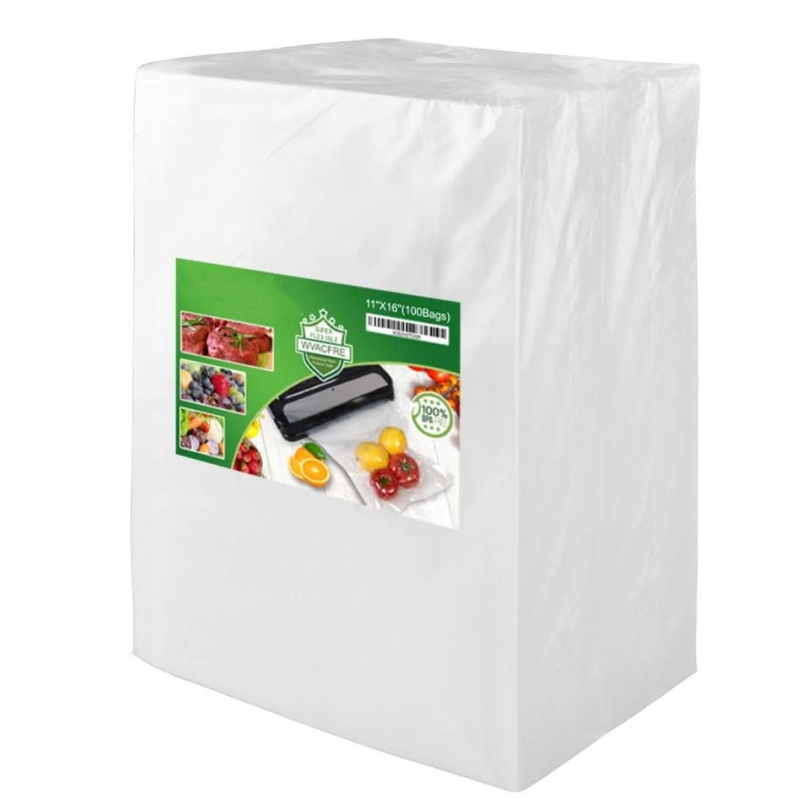 Food Storage Vacuum Bags - 100 Gallon Size11x16Inch Vacuum Sealer Freezer