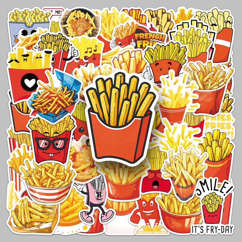 Food Storage Journal - 50pcs French Fries Delicious Fried Food