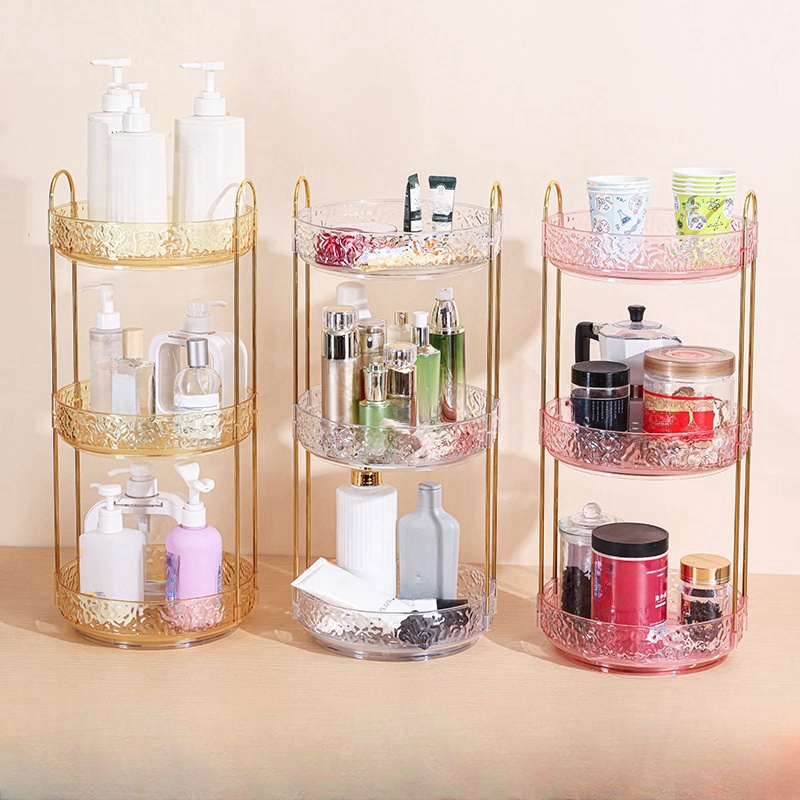 Food Storage Youtube - 1pc Accessible Luxury Rotating Cosmetics Storage