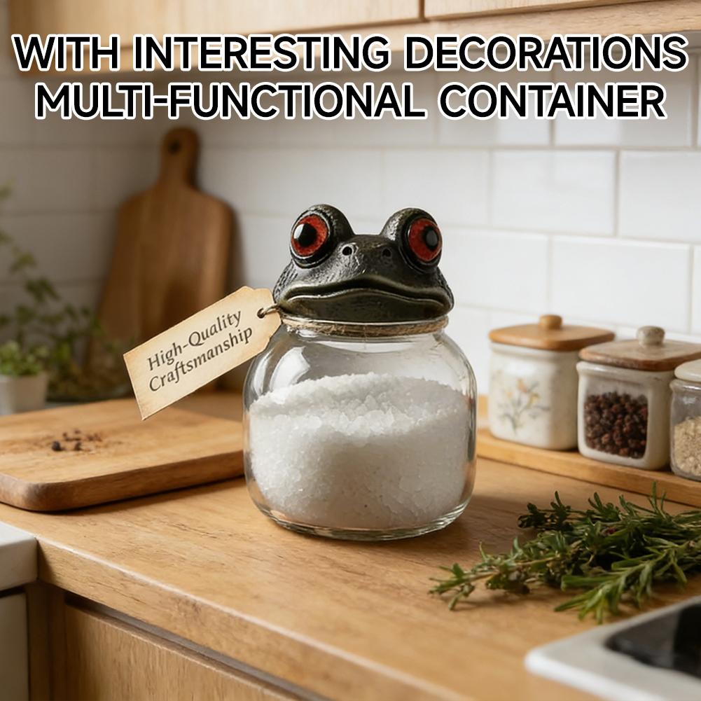 Pcs Handcrafted Witchy Frog Ap - Herb Keeper Container recension och pris