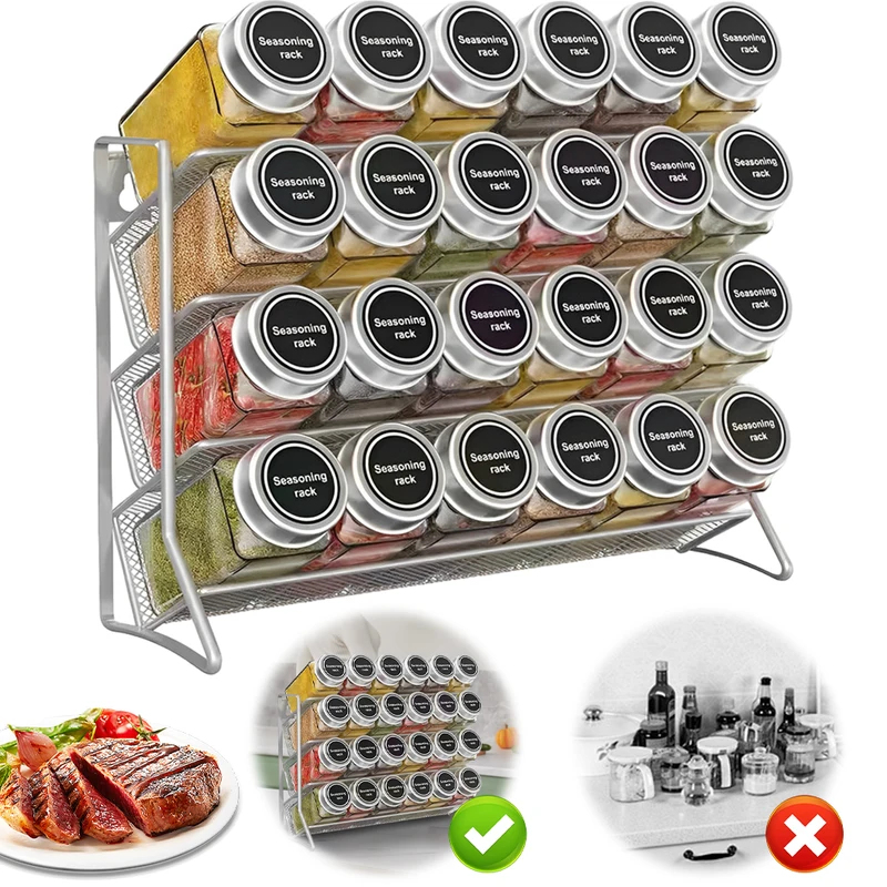 4 Tier Carbon Steel Spice Orga - Food Storage Utensils recension och pris
