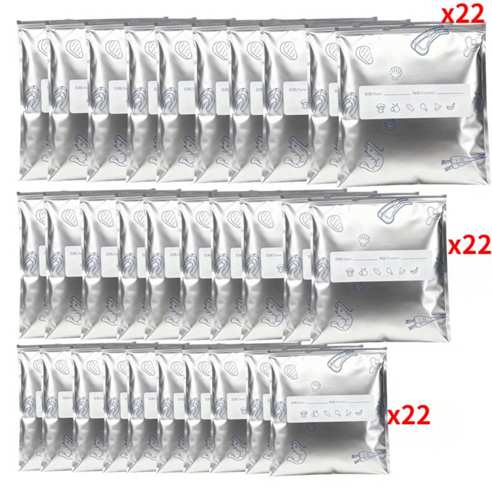 66Pcs Aluminum Foil Food Stora - Food Storage Zipper Bags recension och pris