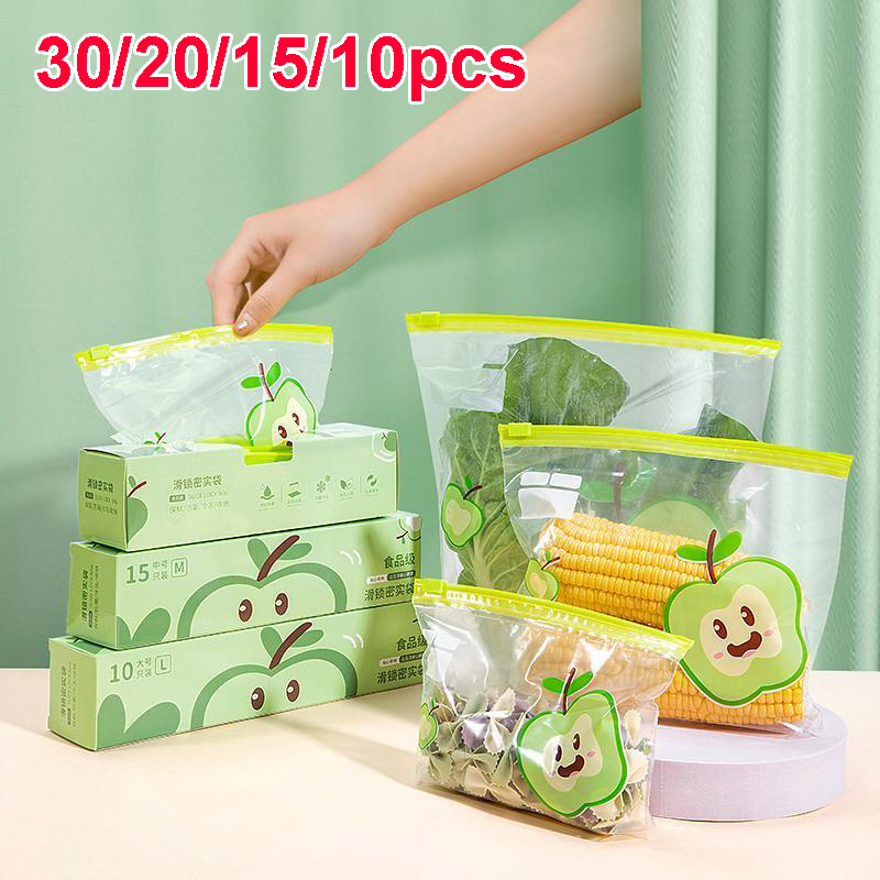 Reusable Zip Lock Bag Food Gra - Food Storage Zipper Bags recension och pris