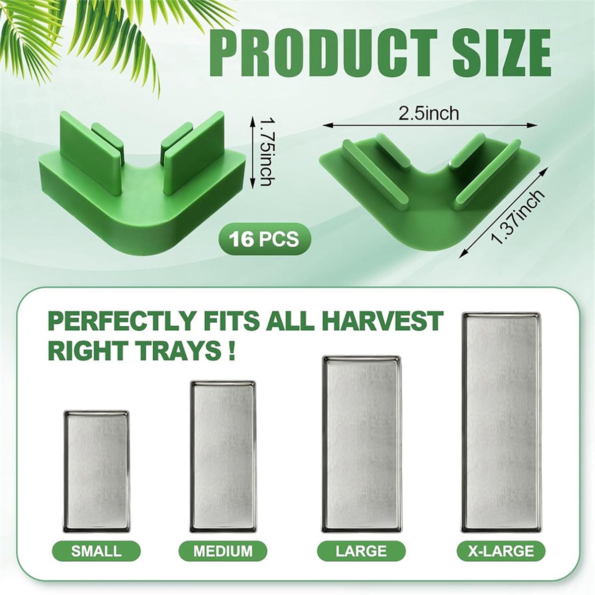 NEW 16-Piece Tray Stacker Set  - Food Storage Freeze Dried recension och pris