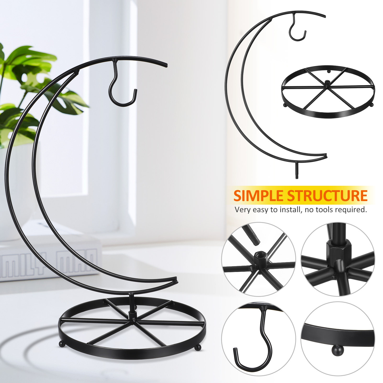 Fruit Plate Hook Metal Rack Ba - Food Storage Rack For Kitchen recension och pris
