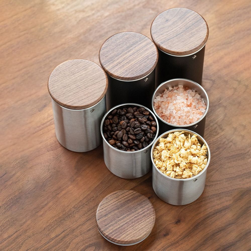 New Stainless Steel Matcha Jar - Food Storage News recension och pris