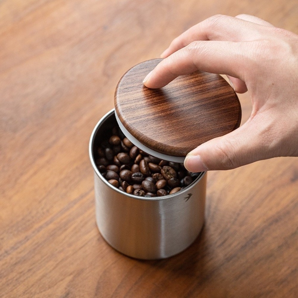 New Stainless Steel Matcha Jar - Food Storage News recension och pris