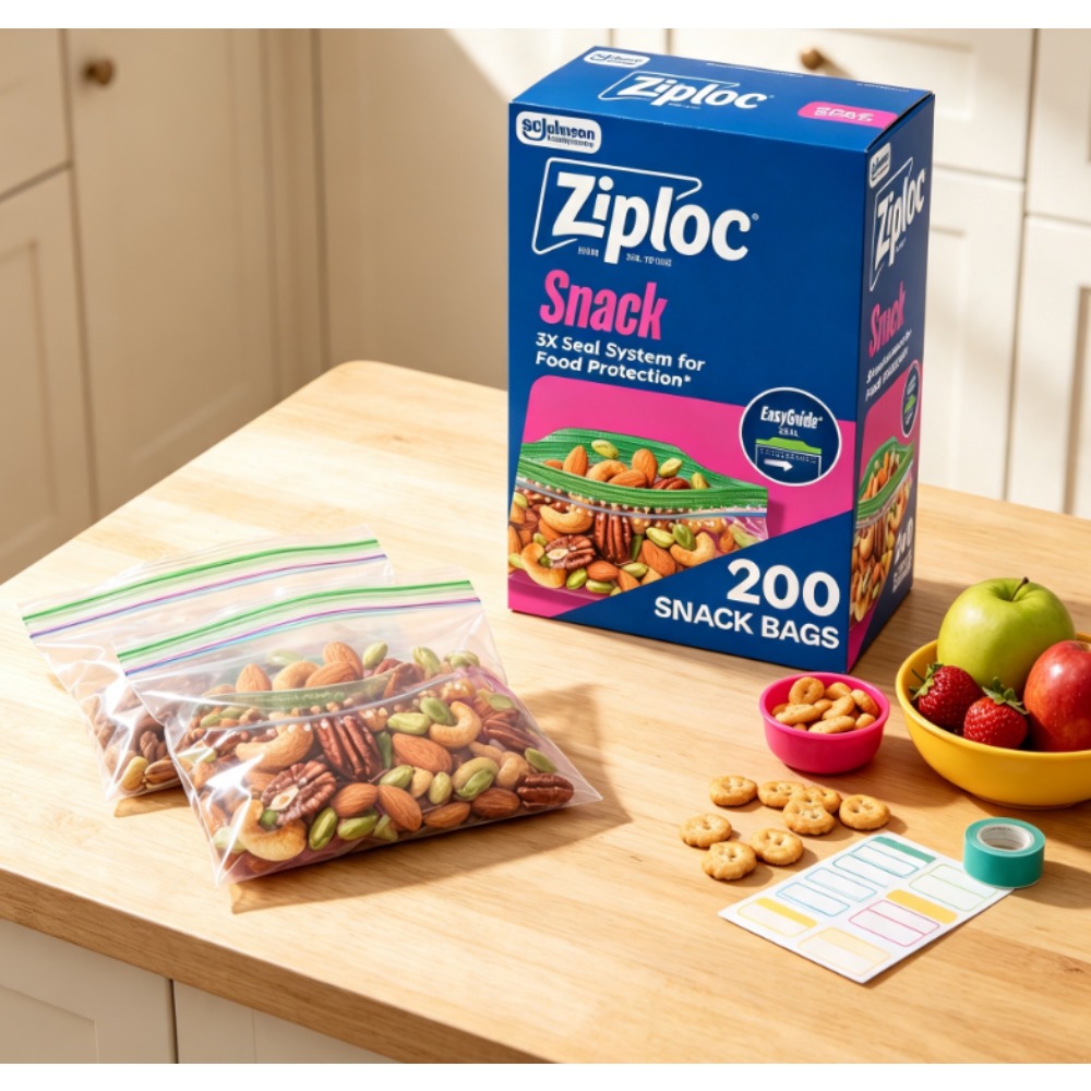 Ziploc® Brand Snack Bags with  - Food Storage Ziploc recension och pris