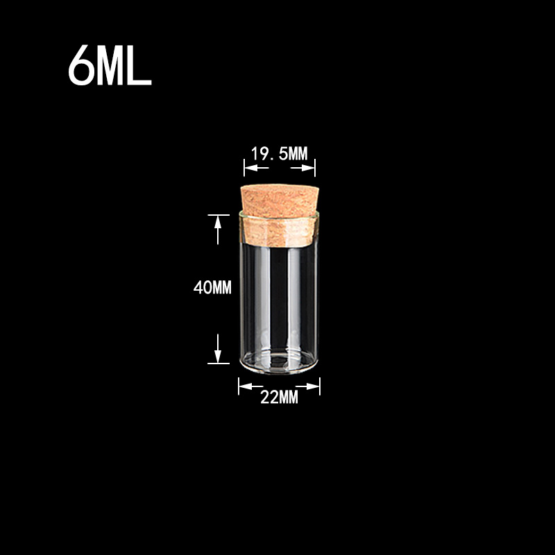 22*40mm 6ml Empty Glass Transp - Food Storage Youtube recension och pris