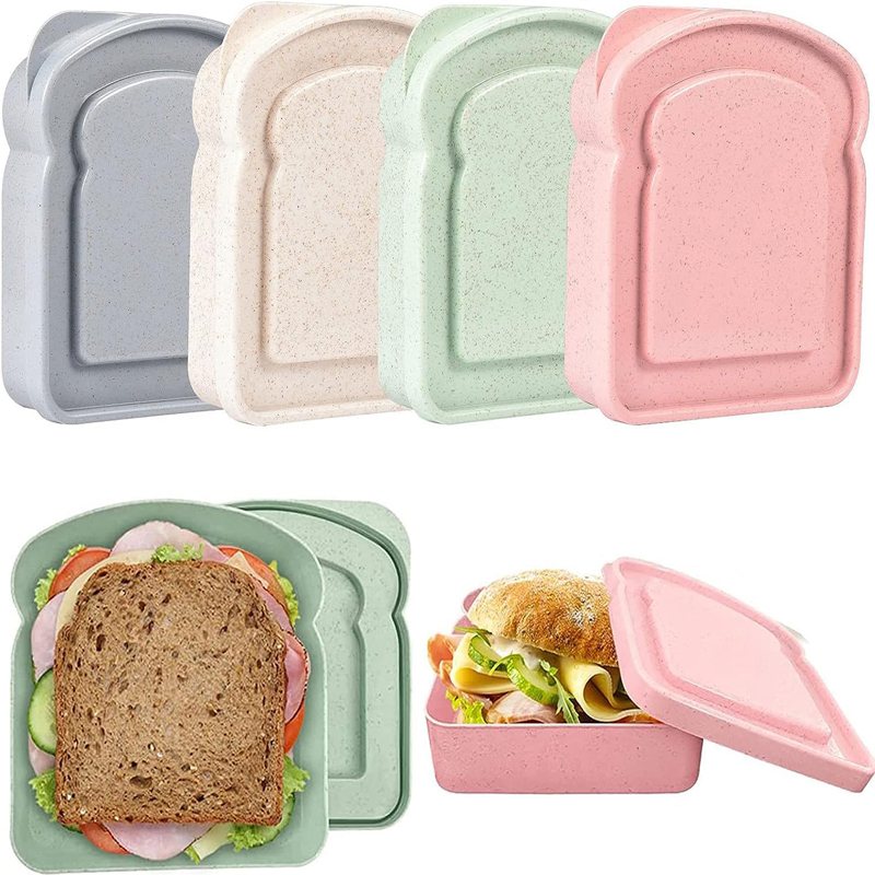 Sandwich Containers Lunch Box  - Food Storage Made Easy recension och pris