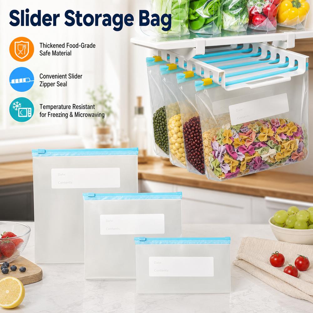 Reusable Slider Food Storage B - Food Storage Ziploc recension och pris