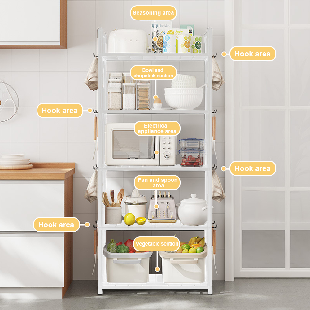 5 Tier Shelving Unit Heavy Dut - Food Storage Utensils recension och pris