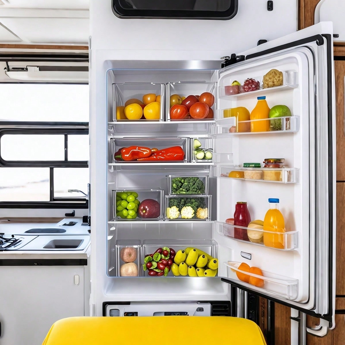 7/14 Pack Stackable Fridge Org - Food Storage Cabinet For Kitchen recension och pris
