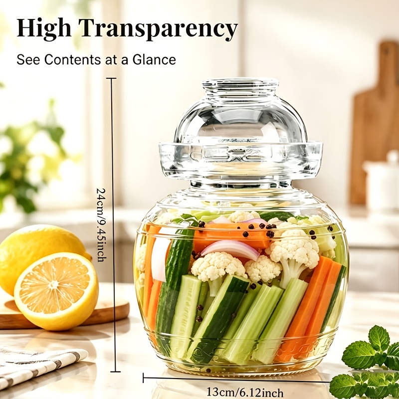 Glass Kimchi Fermentation Jar  - Food Storage Glass Containers recension och pris