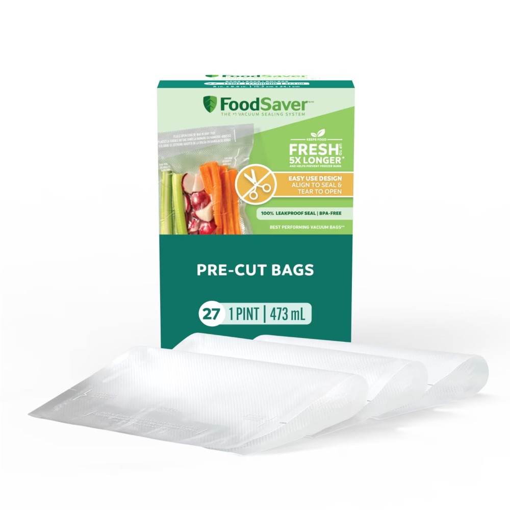 FoodSaver Pint Vacuum Seal Bag - Food Storage Vacuum Bags recension och pris