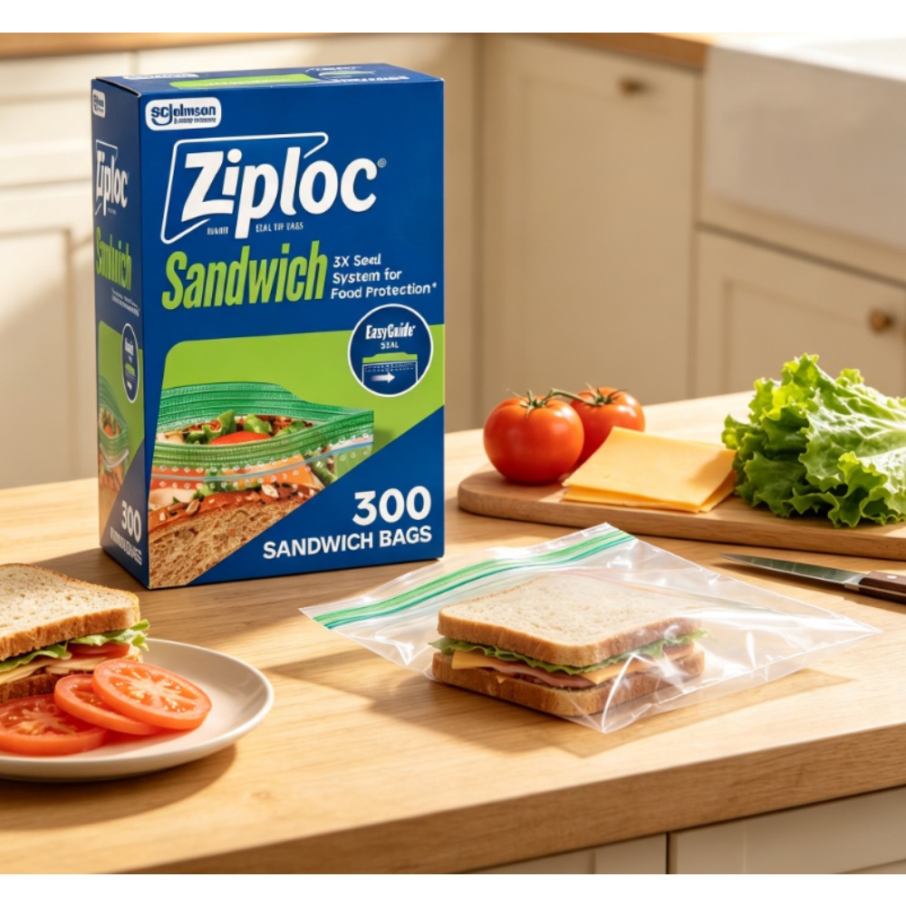 Ziploc® Brand Sandwich Bags wi - Food Storage Ziploc recension och pris
