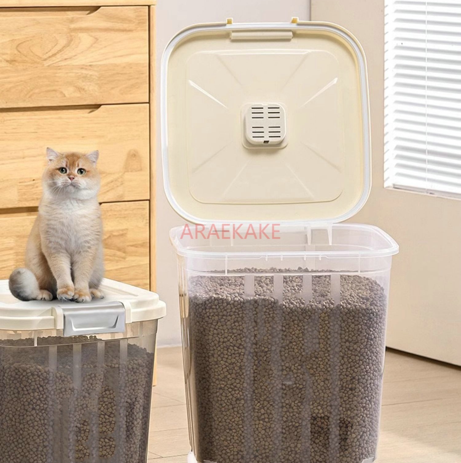 Cat food storage bucket, dog f - Food Storage Freeze Dried recension och pris