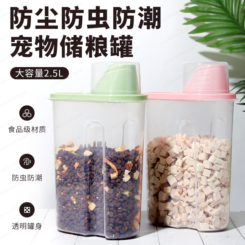 Pet food storage bucket 2.5L d - Food Storage Freeze Dried recension och pris