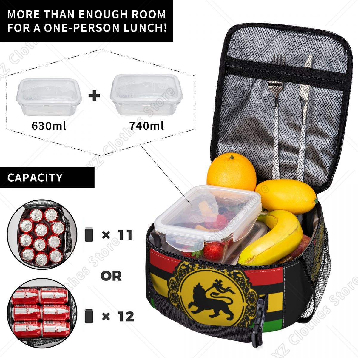 Rasta Lion Reggae Music Roots  - Food Storage In Roots recension och pris