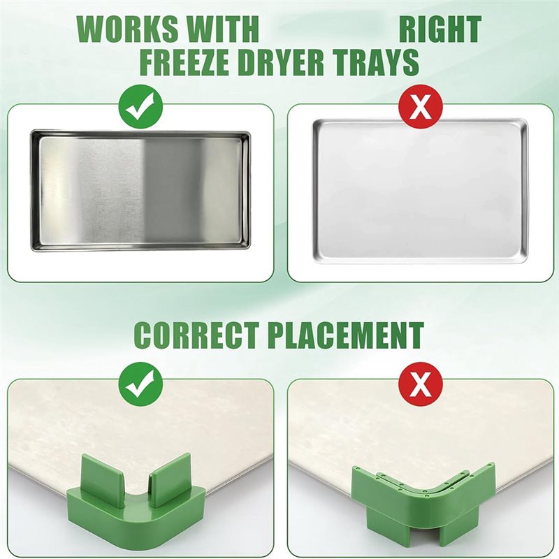 A67P-16-Piece Tray Stacker Set - Food Storage Freeze Dried recension och pris
