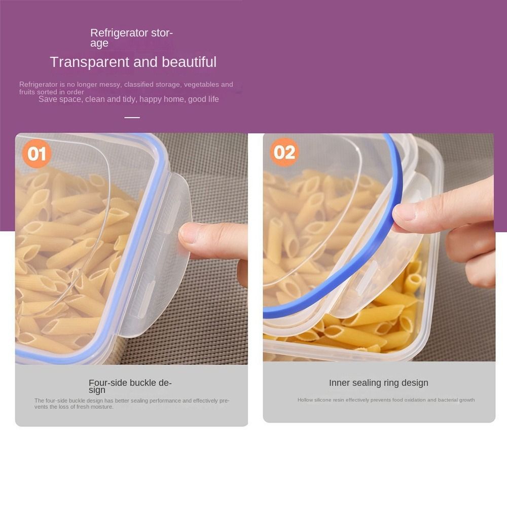 Food Containers Stackable Micr - Food Storage Made Easy recension och pris