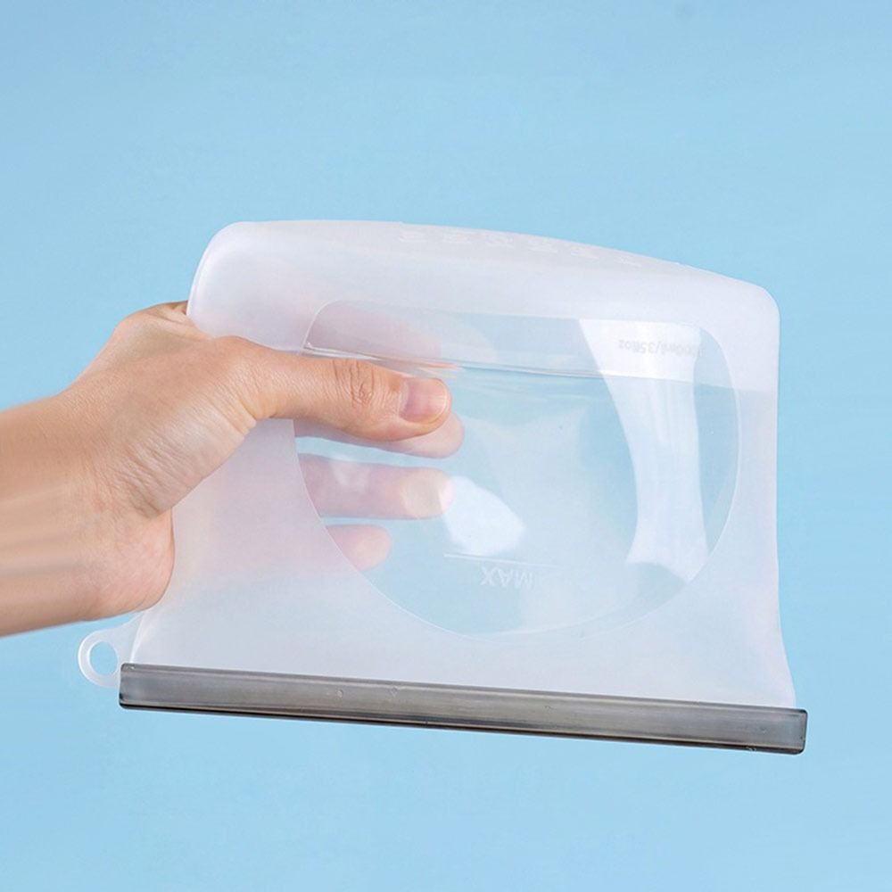 Silicone Food Preservation Bag - Food Storage Zipper Bags recension och pris