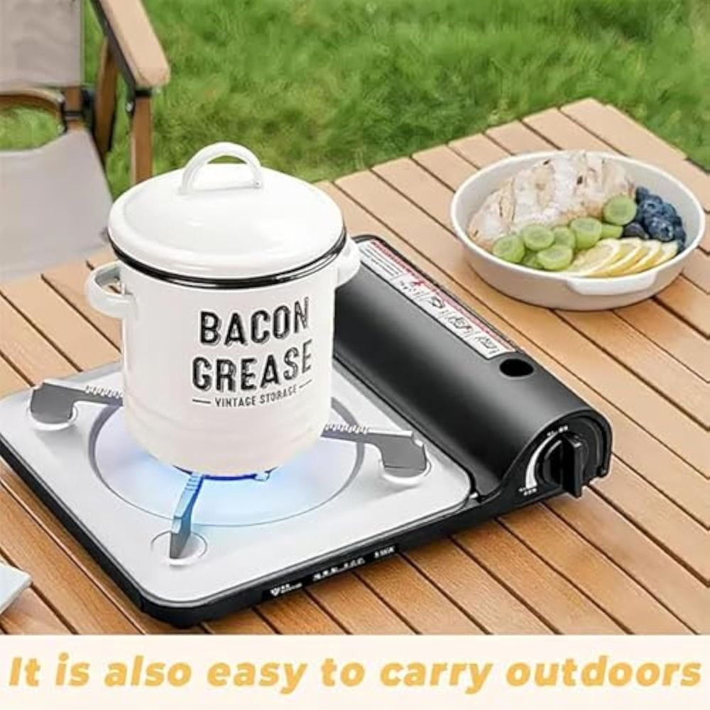 New Large 46 Oz Bacon Grease C - Food Storage News recension och pris
