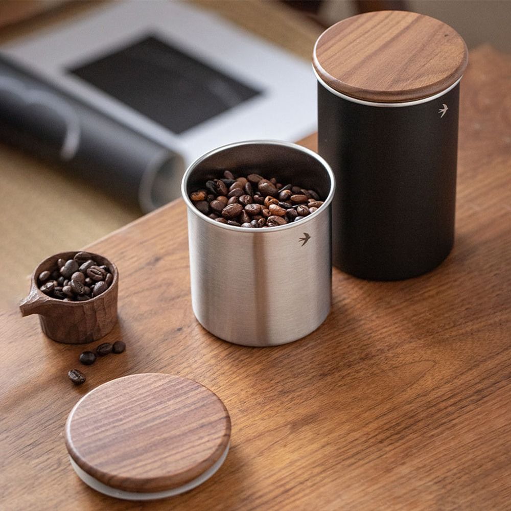 New Stainless Steel Matcha Jar - Food Storage News recension och pris
