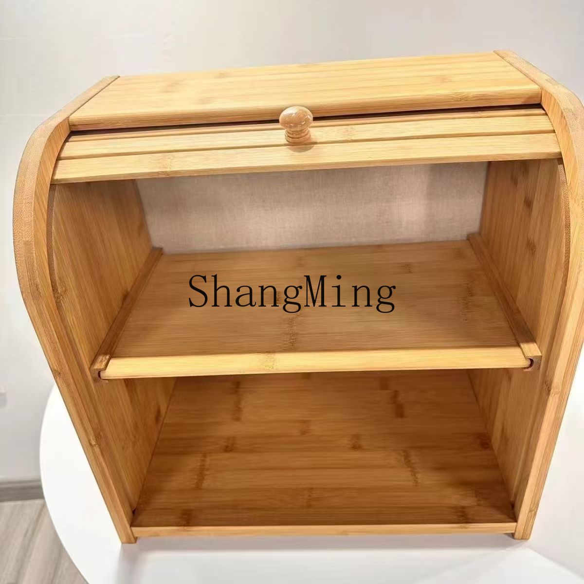SM Household Bamboo Bread Stor - Food Storage Rack For Kitchen recension och pris