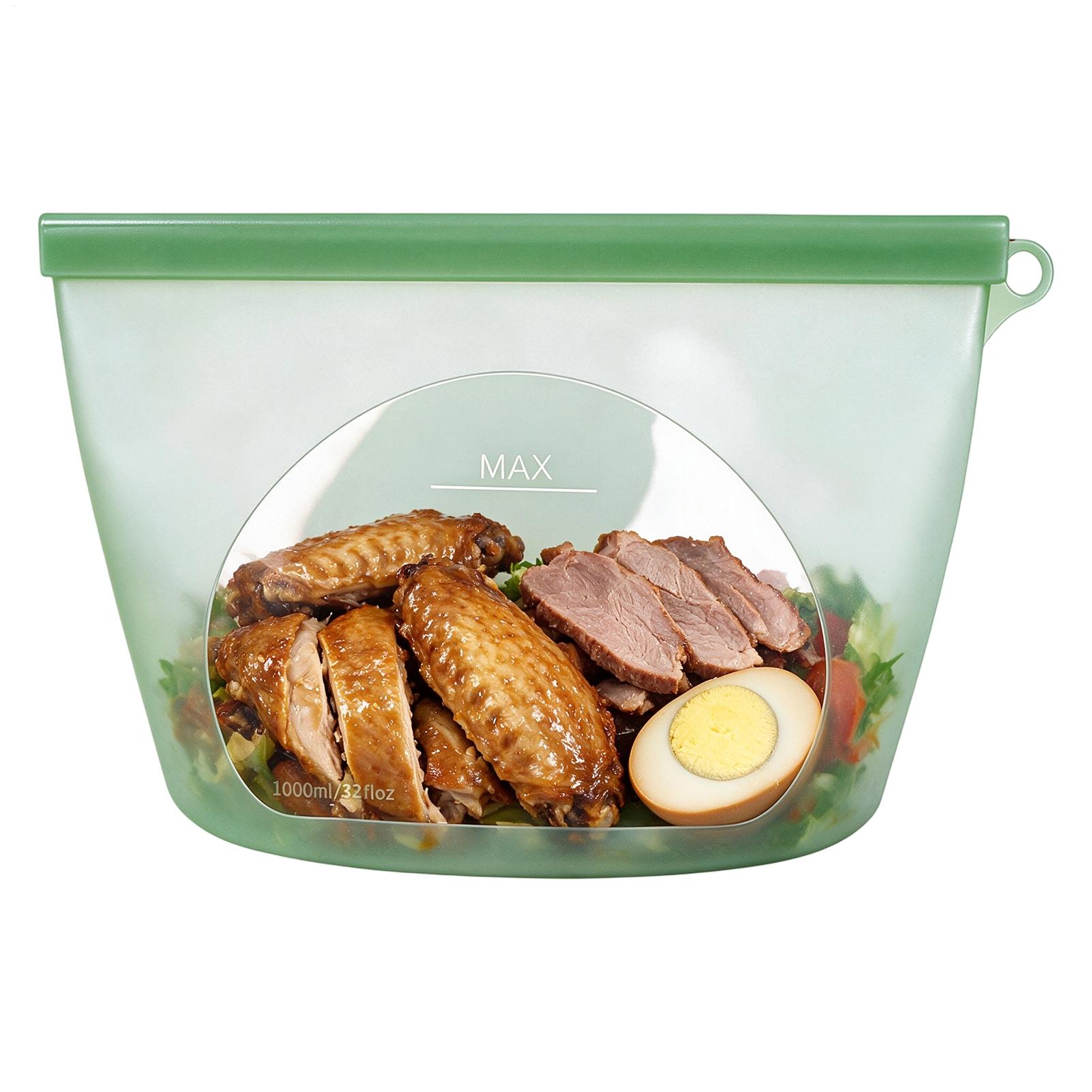 Silicone Food Storage Bags 100 - Food Storage Ziploc recension och pris