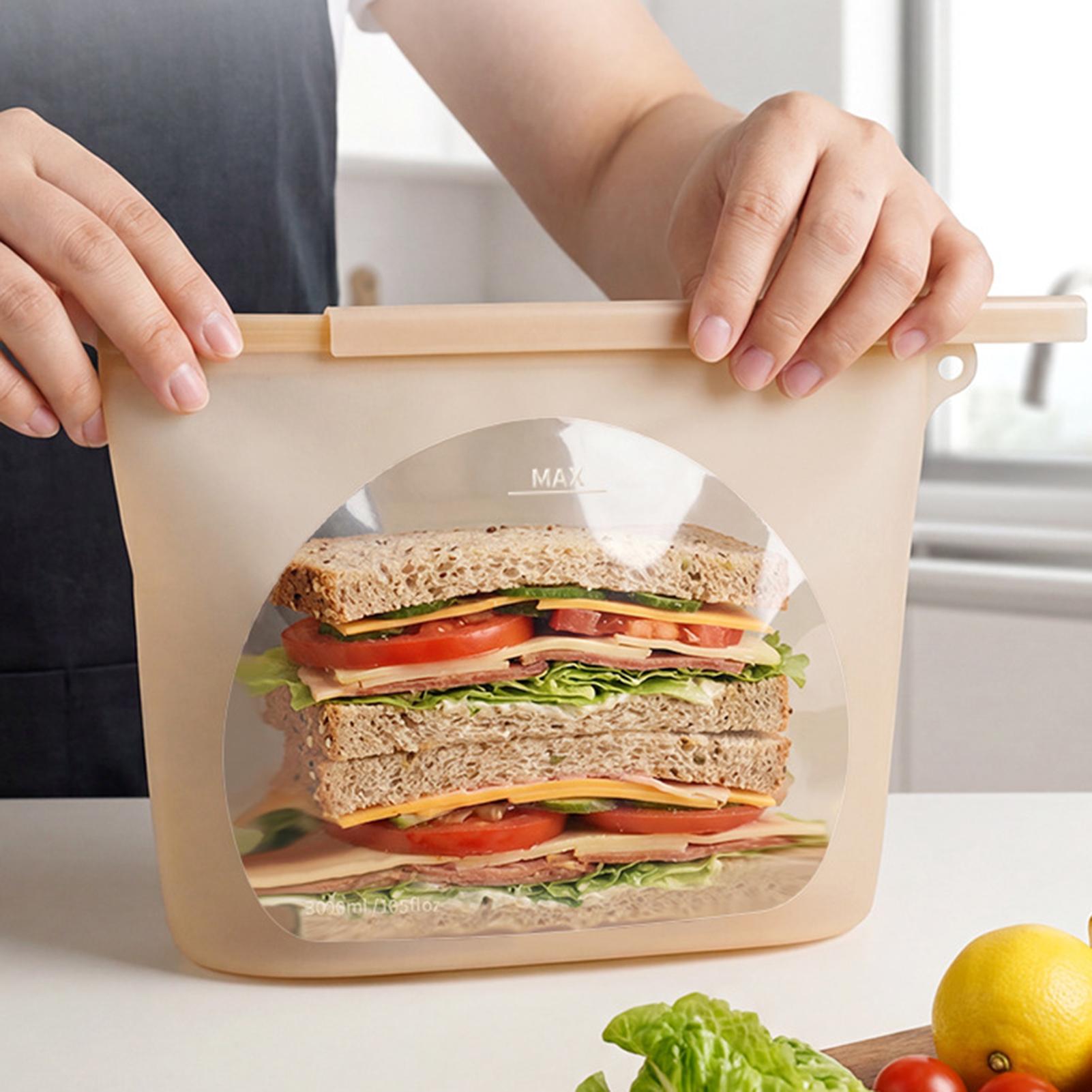 Silicone Food Storage Bags 100 - Food Storage Ziploc recension och pris