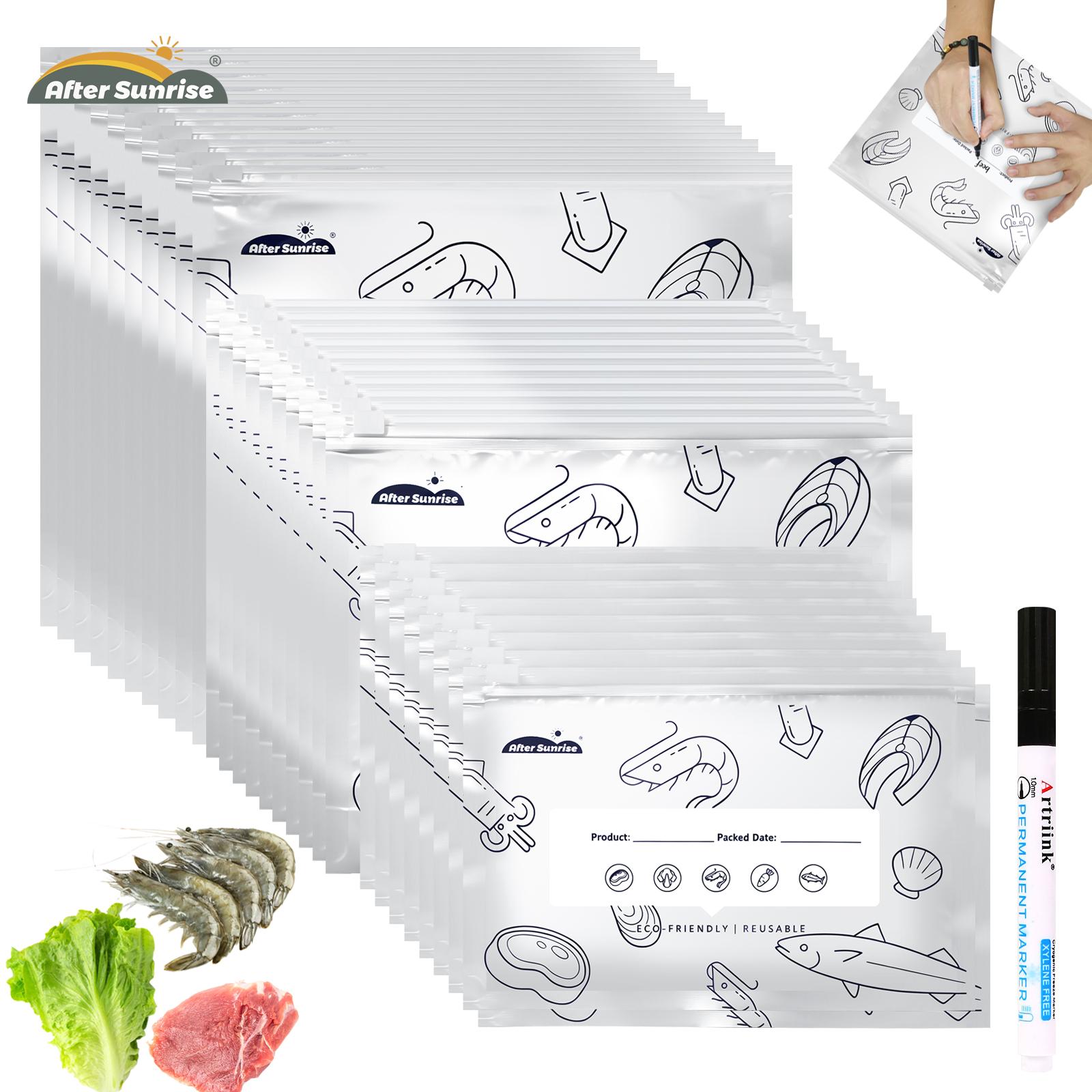 【Refrigerated Food】Reusable Al - Food Storage Zipper Bags recension och pris