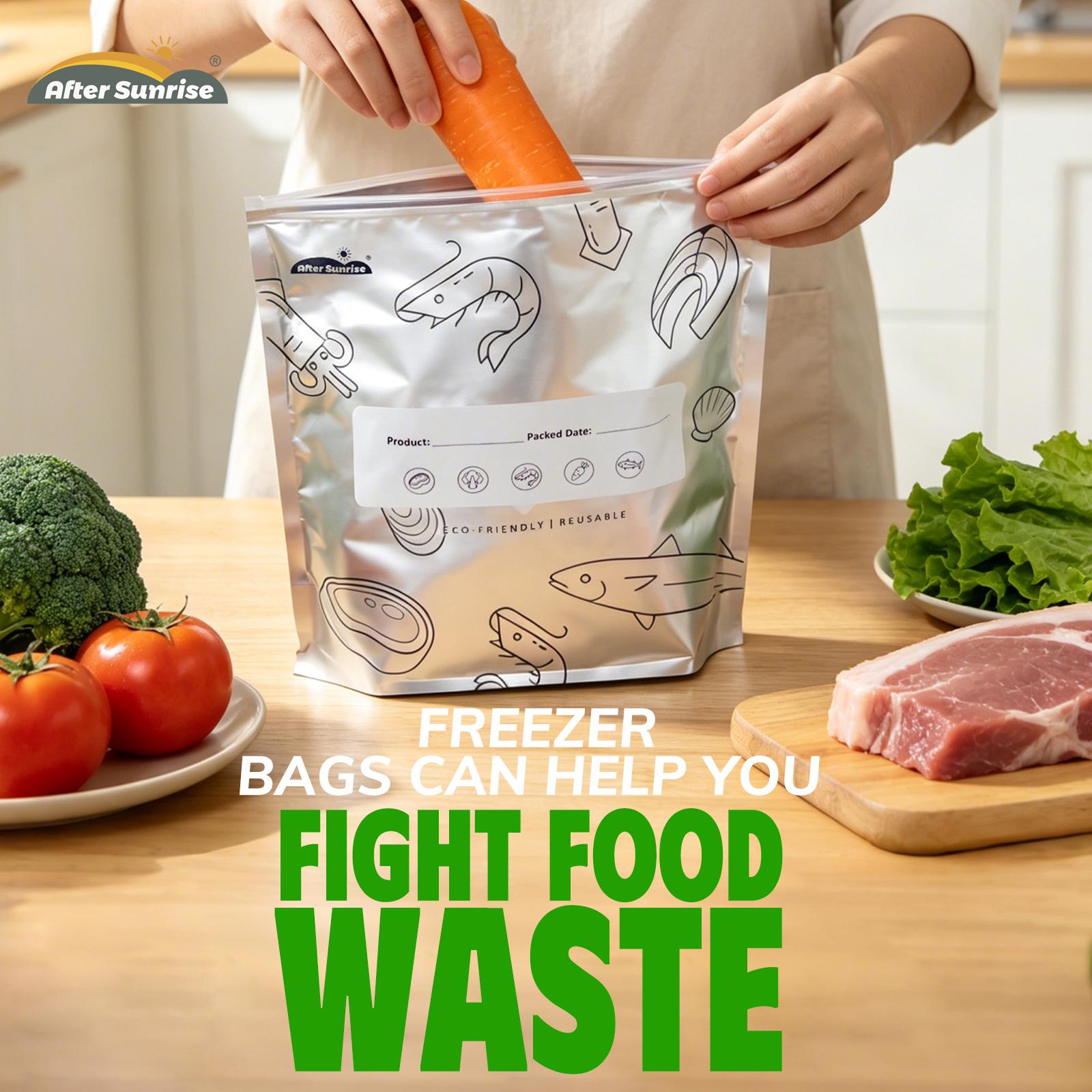 【Refrigerated Food】Reusable Al - Food Storage Zipper Bags recension och pris