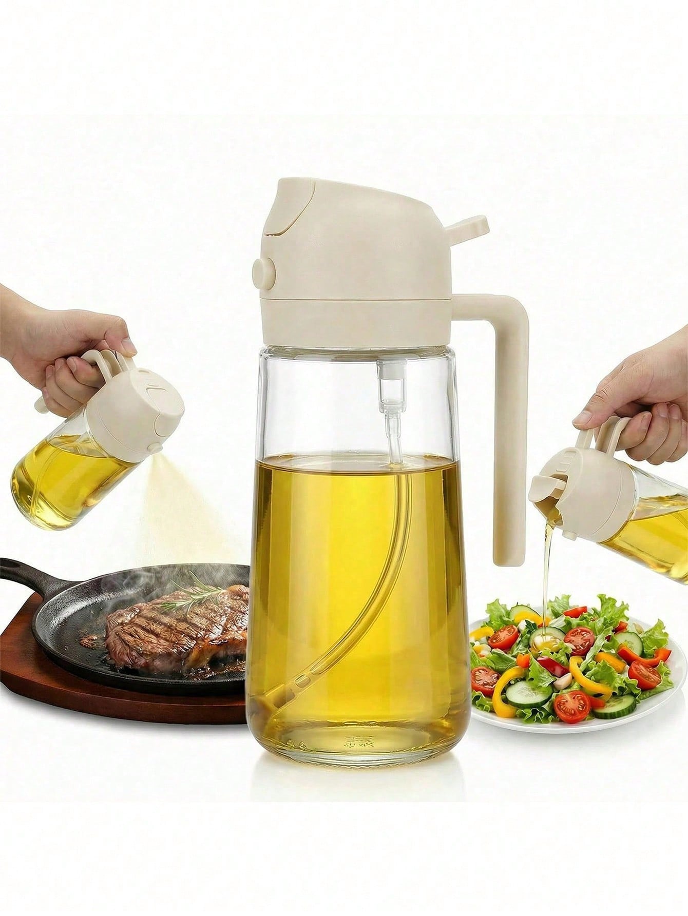 High Grade Olive Oil Dispenser - Herb Keeper Container recension och pris