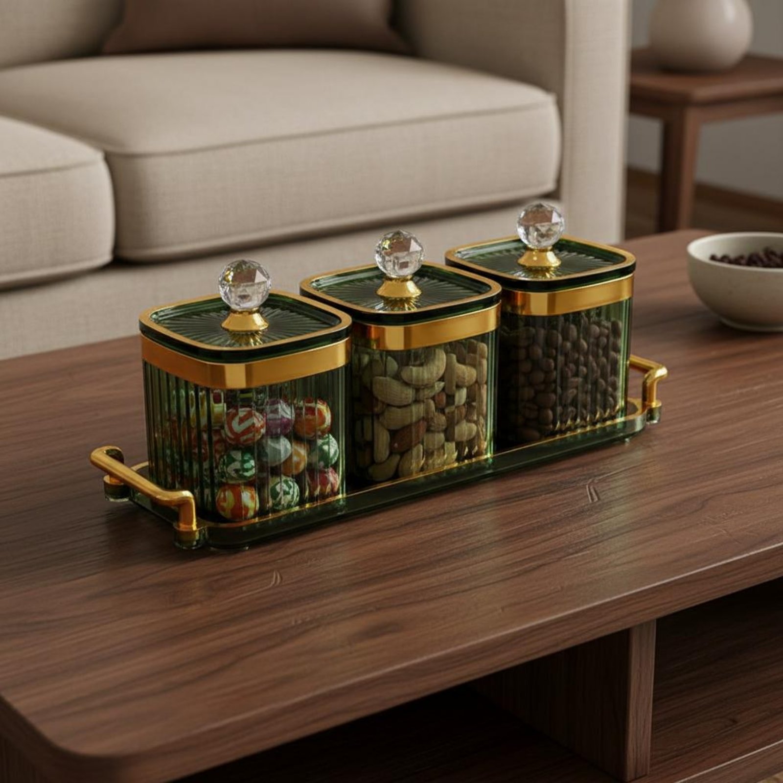 Decorative Snack Container Set - Storage Food Tray recension och pris