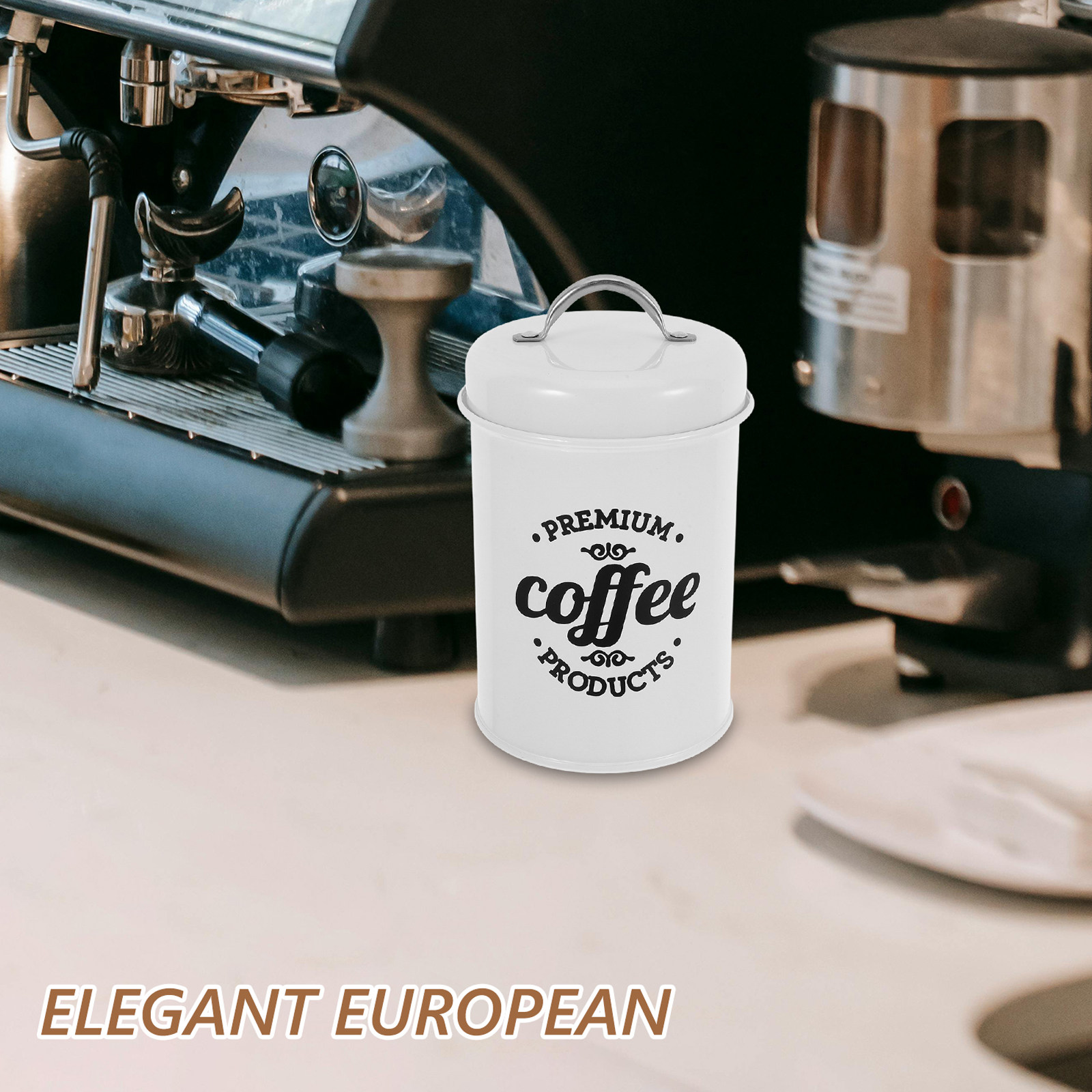 Elegant Airtight Iron Canister - Food Storage And Preservation recension och pris