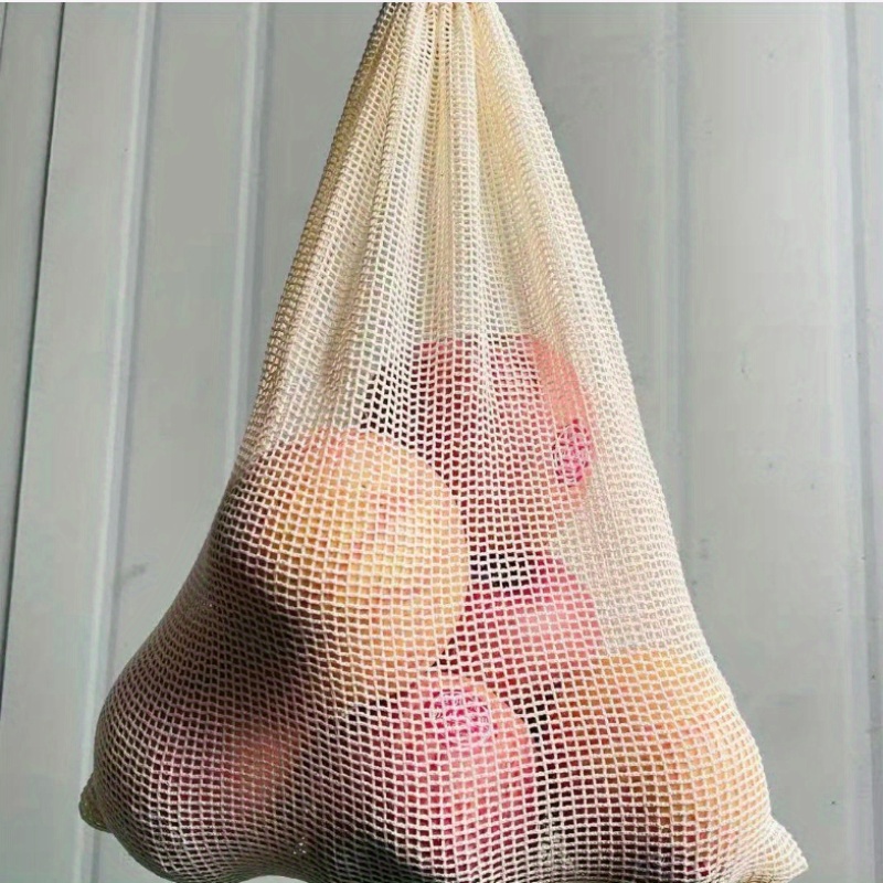 1pc Cotton Mesh Reusable Produ - Produce Bag Reusable Mesh recension och pris