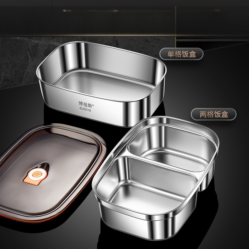 Lunch Box Stainless Steel Micr - Food Storage Microwave Safe recension och pris