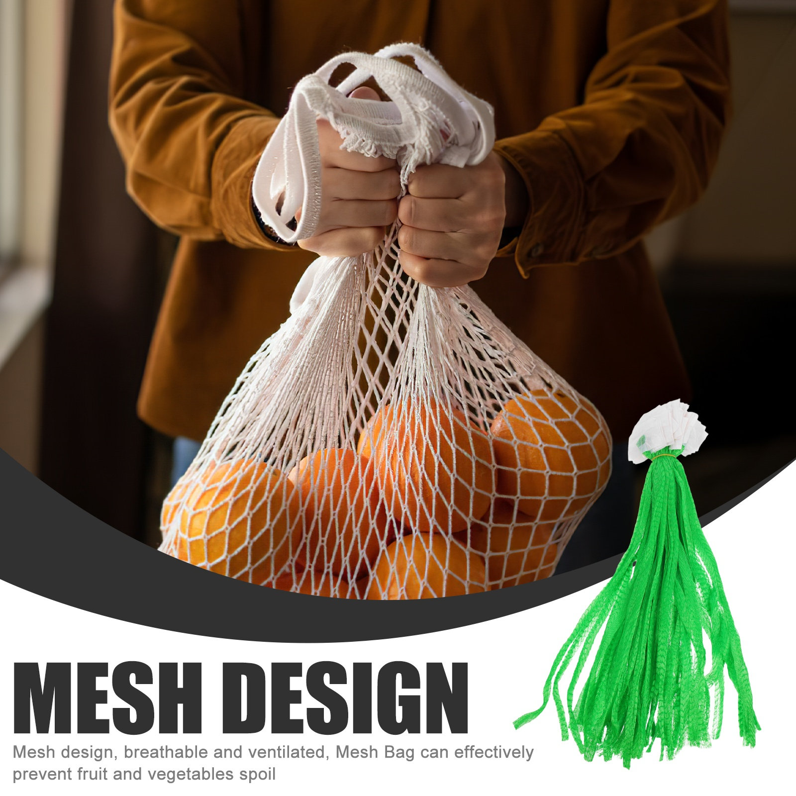 100Pcs Reusable Mesh Produce B - Produce Bag Reusable Mesh recension och pris