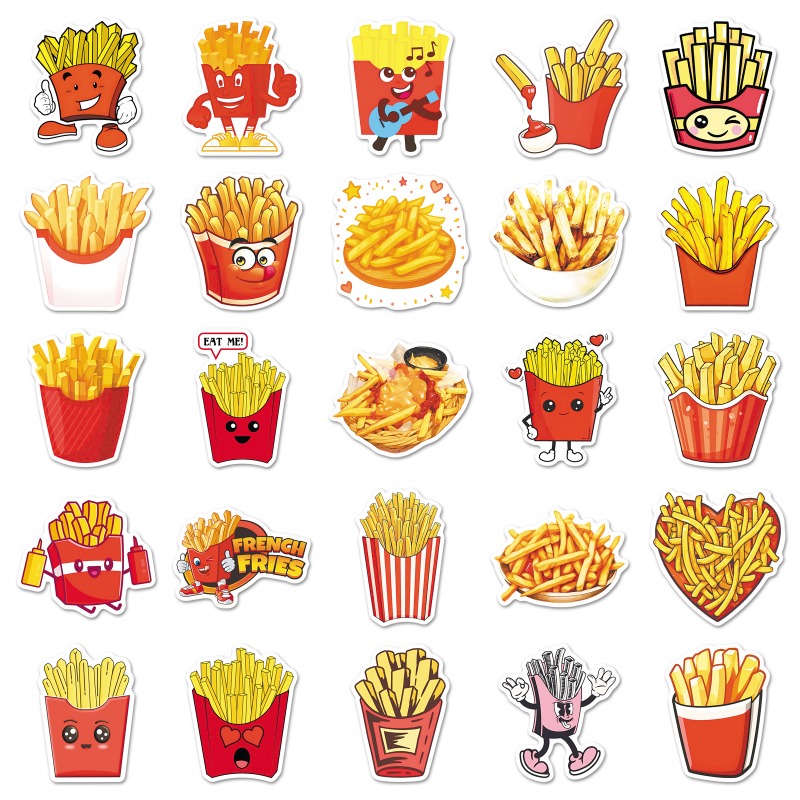 50pcs French Fries Delicious F - Food Storage Journal recension och pris