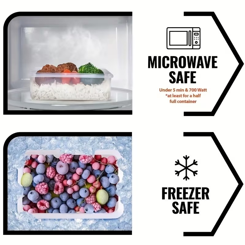 4-Piece Clear Food Storage Con - Food Storage And Preservation recension och pris