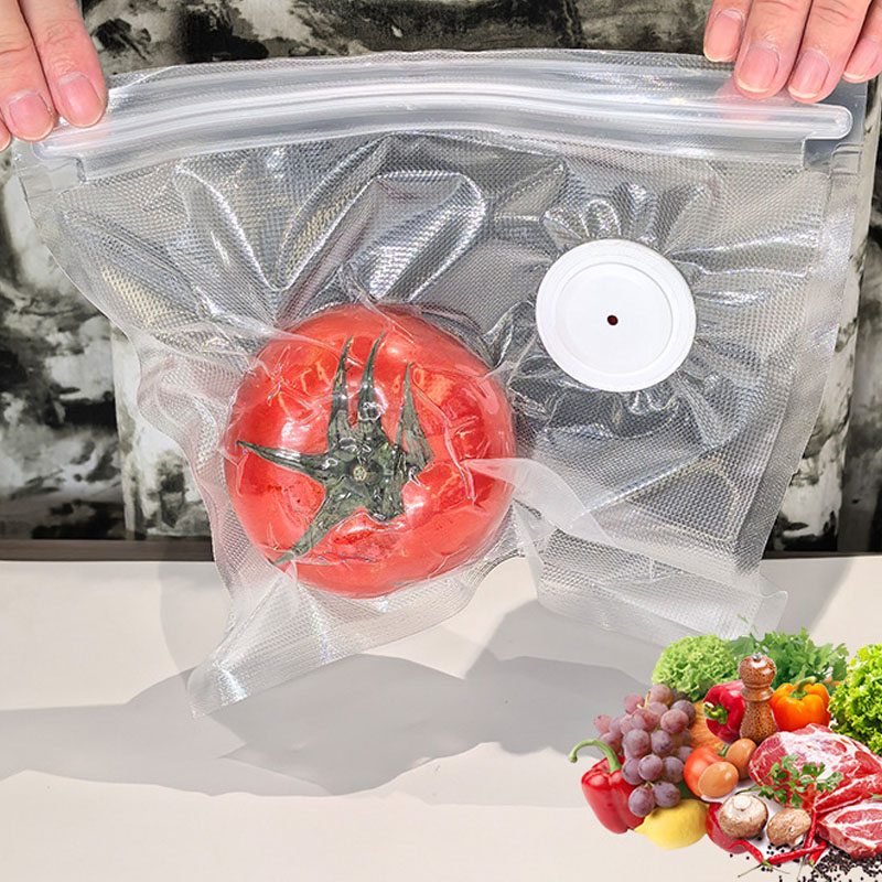 Upgraded Version vacuum food s - Food Storage Zipper Bags recension och pris