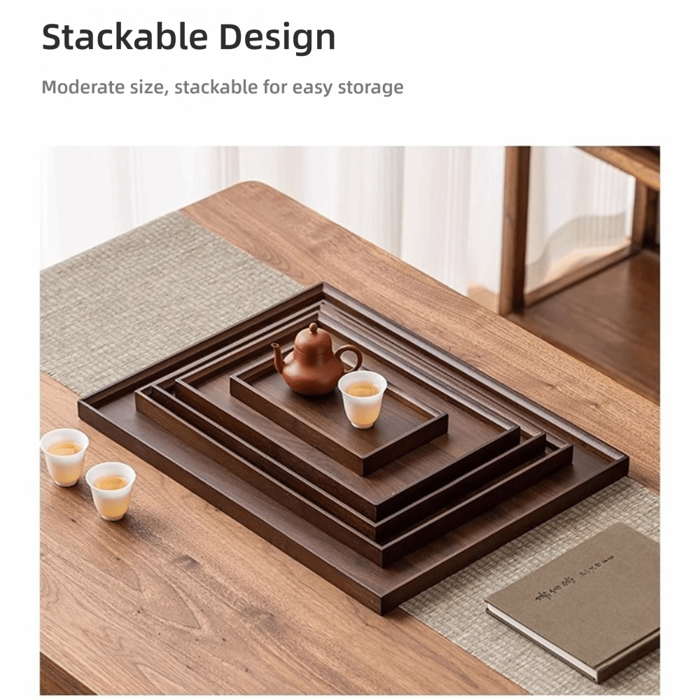 Decorate Tray Natural Bamboo B - Food Storage Table recension och pris
