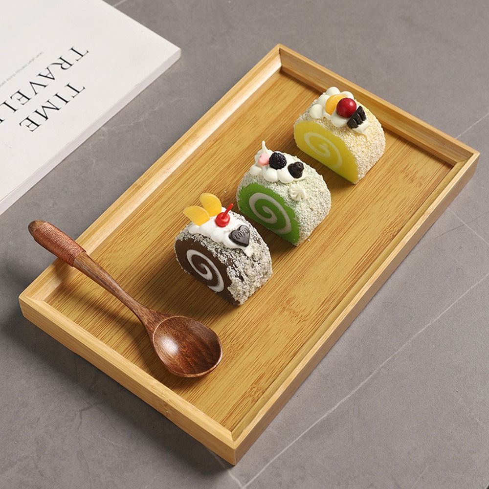 Decorate Tray Natural Bamboo B - Food Storage Table recension och pris