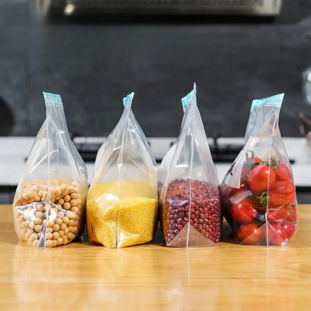 60pcs Reusable Fridge Fresh Ba - Food Storage Zipper Bags recension och pris