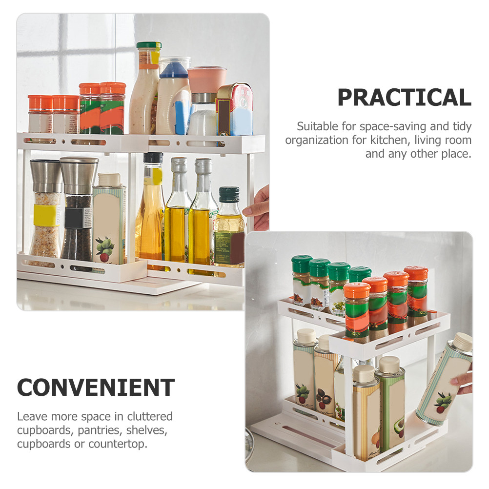 2 Tier Sliding Kitchen Storage - Food Storage Without Plastic recension och pris