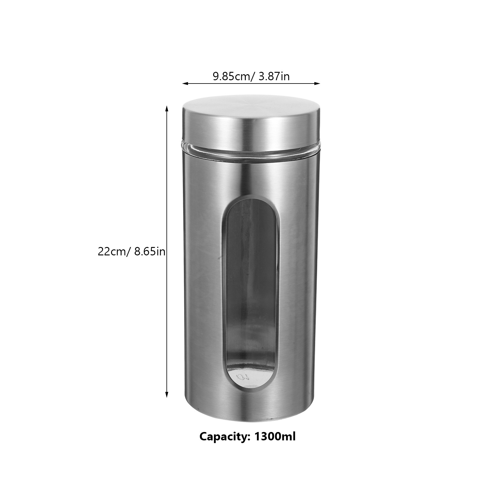 950Ml Stainless Steel Kitchen  - Food Storage Glass Containers recension och pris