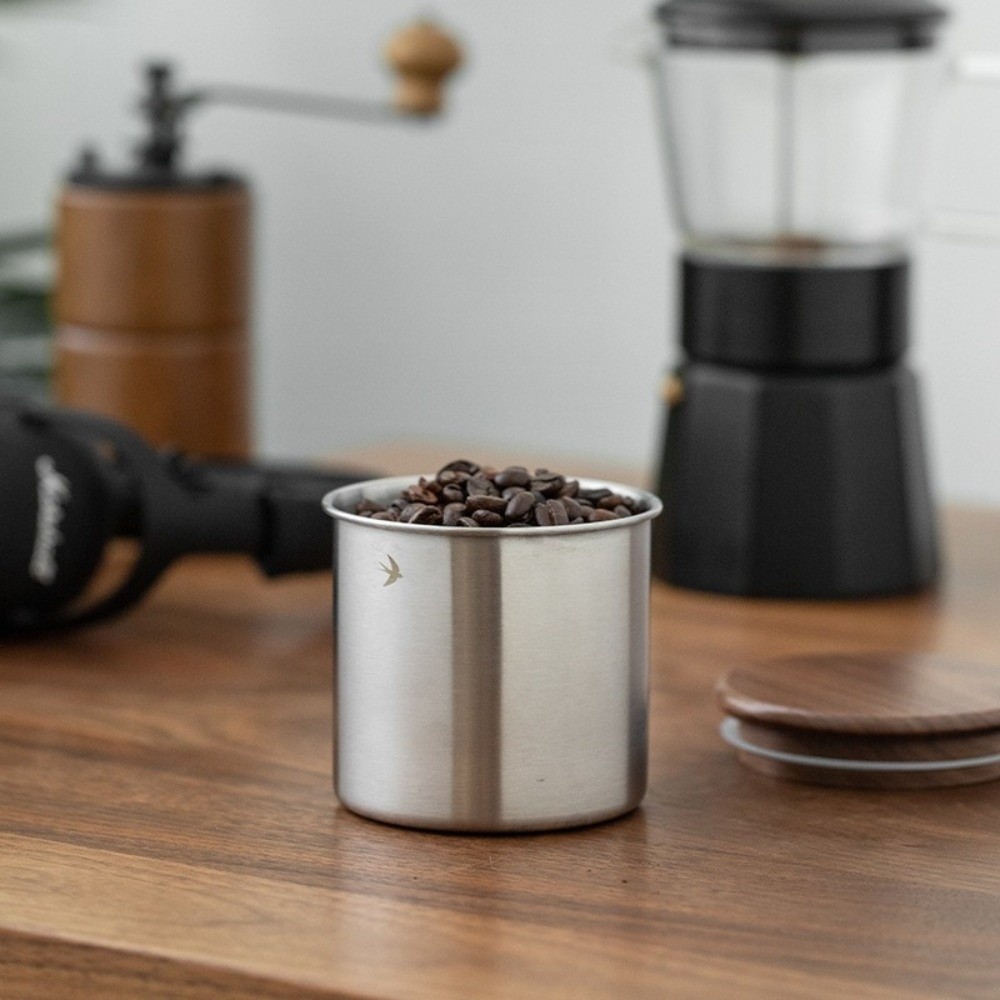 New Stainless Steel Matcha Jar - Food Storage News recension och pris
