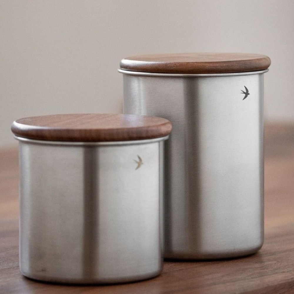 New Stainless Steel Matcha Jar - Food Storage News recension och pris